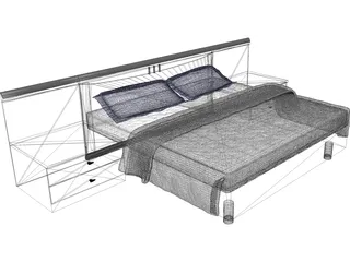 Bed 3D Model