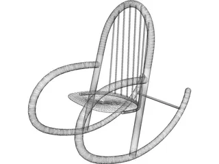 Chair Rocker 3D Model