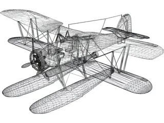 Fairey Swordfish 3D Model