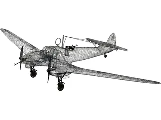 Focke-Wulf Fw 58B 3D Model