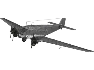 Junkers Ju 52 G9 3D Model