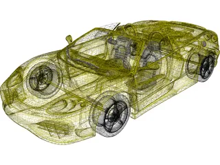 Ferrari 360 Spyder (2000) 3D Model