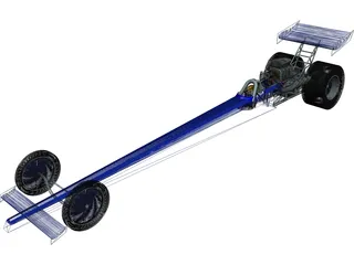 Dragster 3D Model