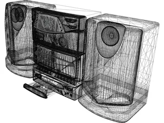 Philips Audio Mini-System 3D Model