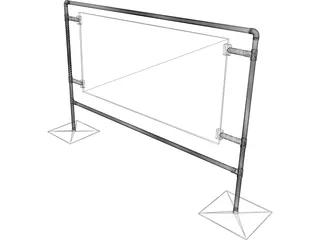 Graphics Display Panel 3D Model