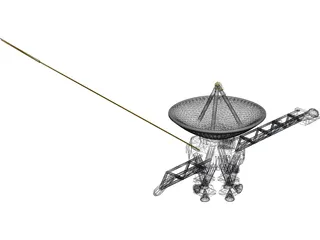 Voyager Space Craft 3D Model