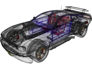 Ford Mustang (2003) [Supercharged] 3D Model