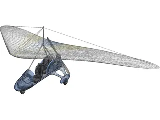 Microlight 3D Model