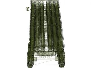 US HIMARS MLRS [+M977 Hemmt] 3D Model