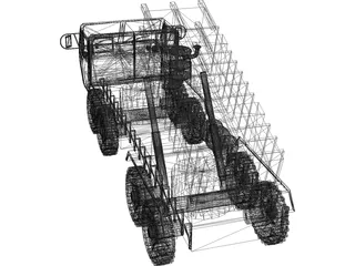 MIM-101 Patriot Mounted 3D Model