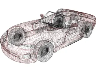 Chrysler Viper RT10 3D Model