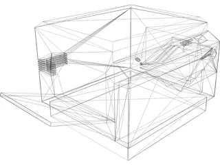 Xerox Copier 3D Model