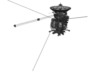 Cassini Orbiter NASA Probe 3D Model