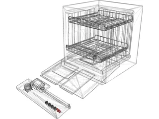 Dishwasher 3D Model