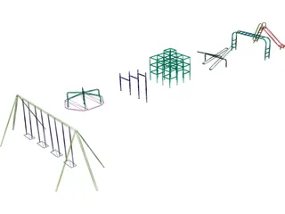 Playground Set 3D Model