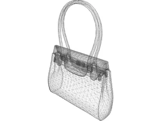 Ladies Handbag 3D Model