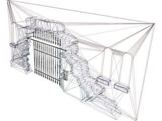 Archway Caged 3D Model