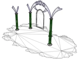 Archway Cemetery 3D Model