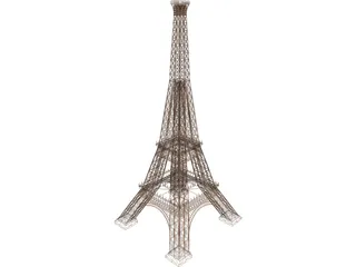 Eiffel Tower 3D Model