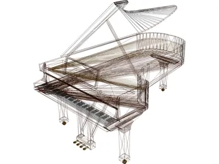 Piano 3D Model