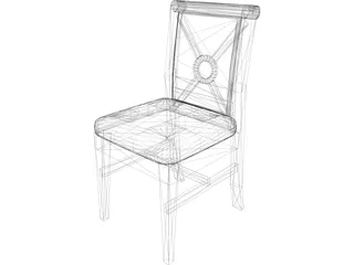 Chair Wood 3D Model