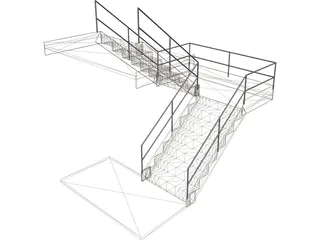 Stairs 3D Model