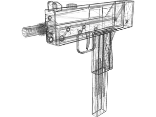 Ingram M10 3D Model