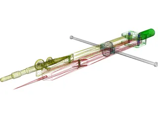 Beam Compass 3D Model