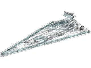 Star Wars Imperial Star Destroyer 3D Model