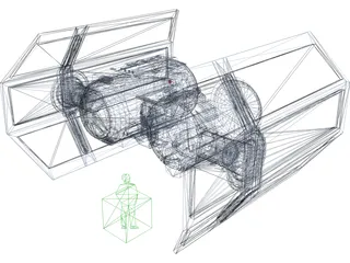 Star Wars Imperial TIE Bomber 3D Model