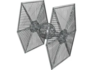 Star Wars Imperial TIE Fighter 3D Model