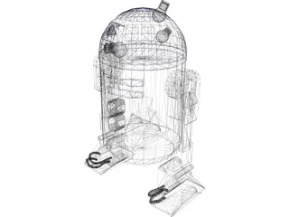 Star Wars R2-D2 R2-Unit 3D Model