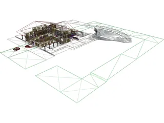 Mansion Interior 3D Model