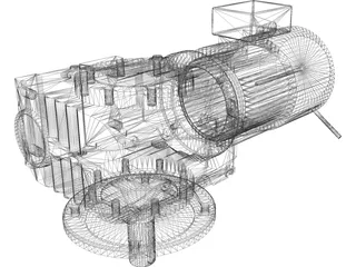 Electrical Engine 3D Model