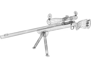 M24 Sniper 3D Model