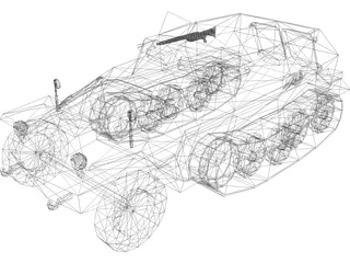 KFZ 250 3D Model