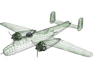 B-52 Bomber 3D Model