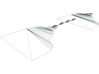 Rion Antirion Bridge 3D Model