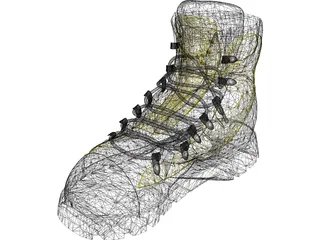 Boot Trekking 3D Model