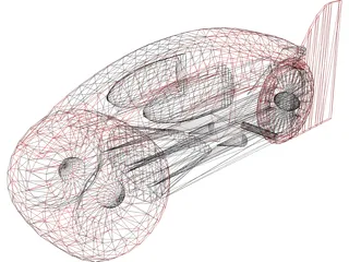 Tron Lightcycle 3D Model