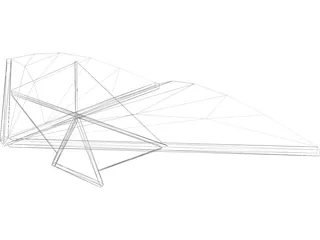 Hang Glider 3D Model