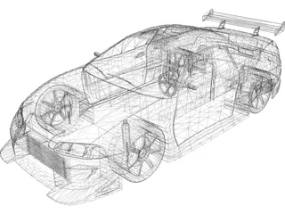 Mitsubishi Eclipse [Tuned] 3D Model
