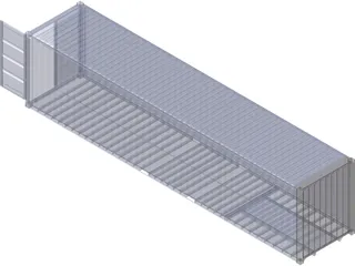 Container 40ft 3D Model
