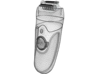 Brawn Silk Epilator 3D Model