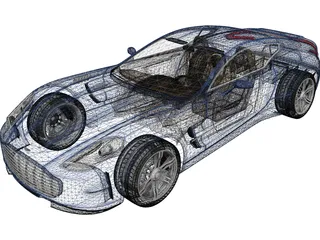 Aston Martin One-77 3D Model