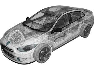 Renault Fluence (2011) 3D Model