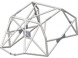Roll Cage FIA 3D Model