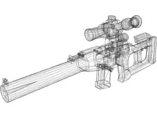 VSS Vintorez 3D Model