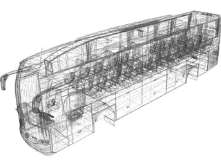 Mercedes-Benz Travego Body 3D Model