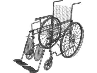 Wheelchair 3D Model